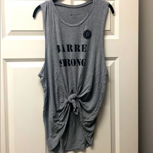 Pure Barre knot Tank too sz Lg